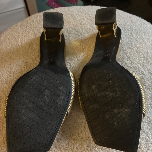 Zara Gold Sandals - Picture 5 of 5